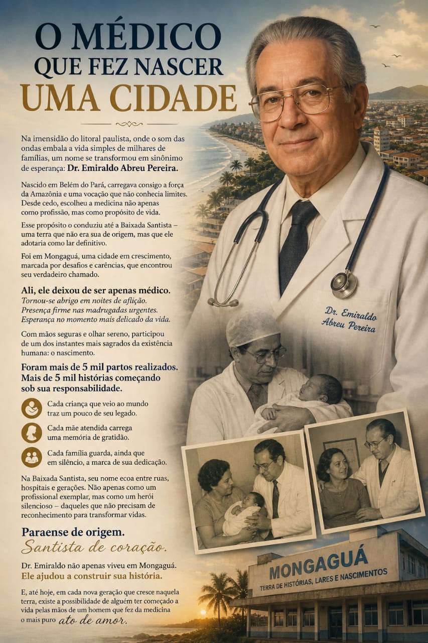 LIVRO O MÉDICO QUE FEZ UMA CIDADE NASCER COM DR EMIRALDO