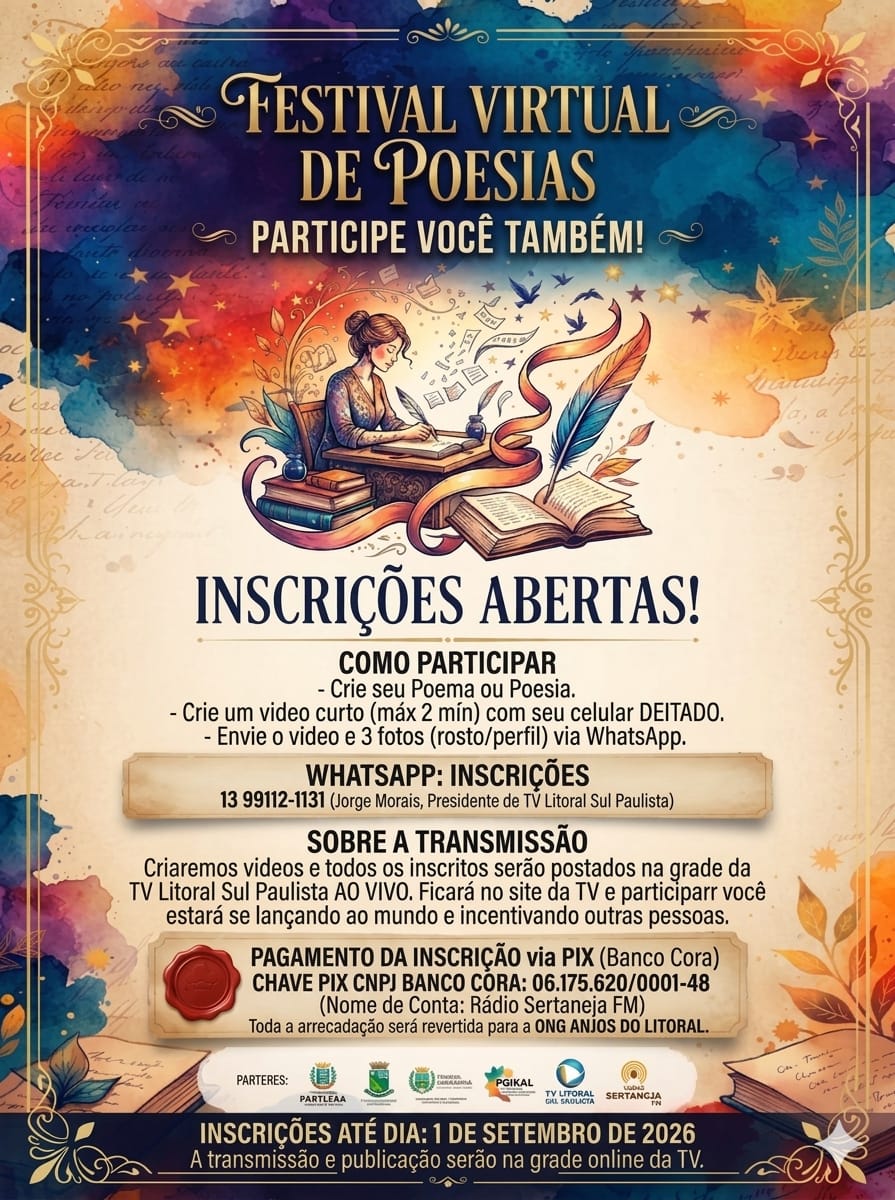 festival de poemas e poesias